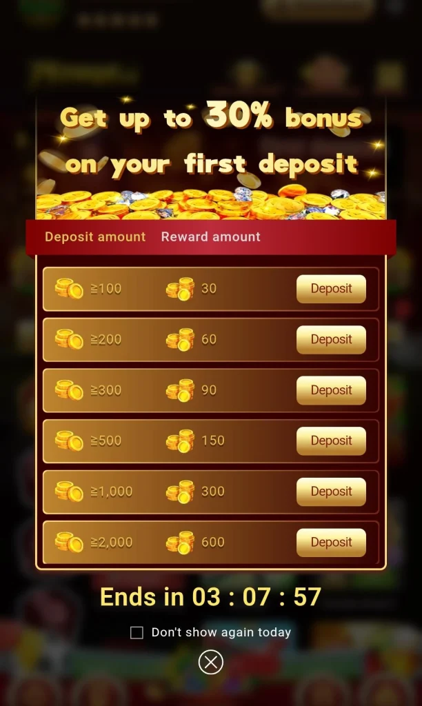 Bonuses and Rewards on PKMEGA APP