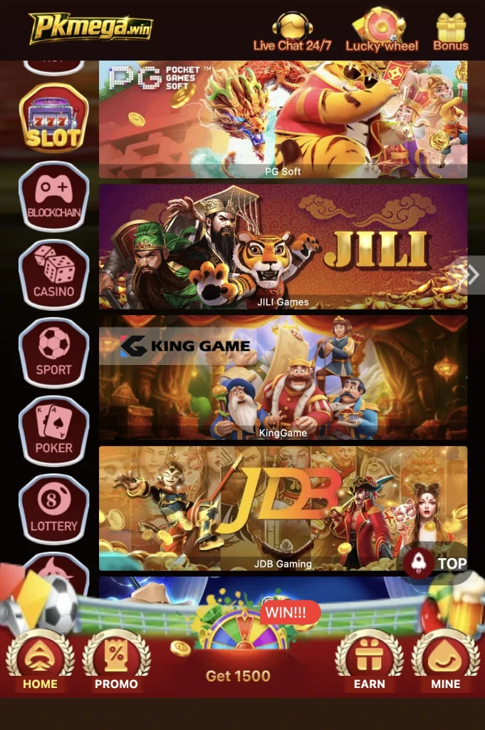 Game Categories on PK MEGA